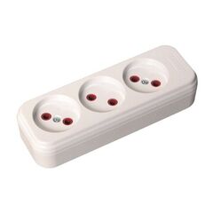 LILA 720 0300 301 Колодка 10А 3входа для удлинителя