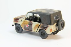 UAZ-469 camouflage (beige) Agat Mossar Tantal 1:43