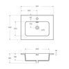 Cezares 55333 Шкафчик подвесной с одной распашной дверцей, реверсивный 30x20x55