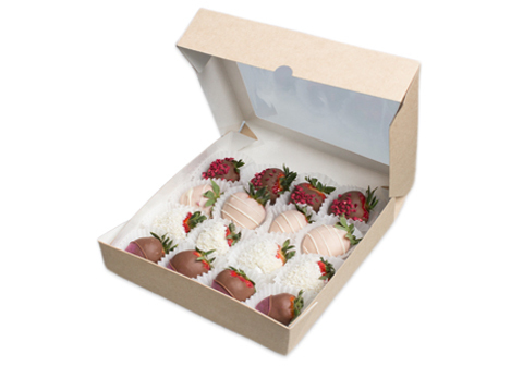 Клубника в шоколаде "Фламинго", 16шт