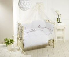 Комплект Vintage Flowers лонг, 6 пр. (white)