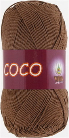 Пряжа Coco (Vita cotton) 4306 Светлый шоколад