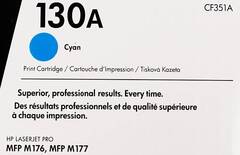 Картридж HP CF351A (130A) для принтеров HP Color LaserJet Pro MFP M176n, M177fw (голубой, 1000 стр.)