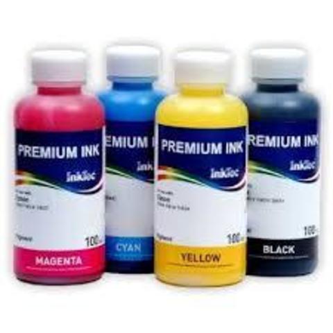 Комплект пигментных чернил Inktec C5000. 4 цвета по 100 мл