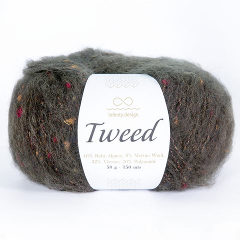 Infinity Tweed 8264 темный хаки