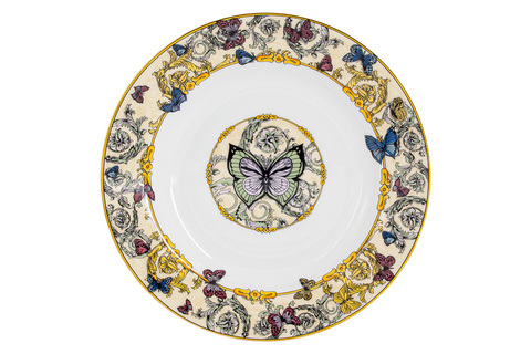 Обеденный сервиз 27 предметов на 6 персон Royal Crown Бабочки