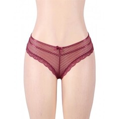 Трусики танга Ladies бордовые (XS-S)