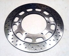 Диск тормозной задний на Yamaha XVS V-STAR1300 2007-2009 г.в., серебристый