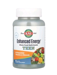 Kal Enhanced Energy®, мультивитаминная добавка для подростков, 60 растительных таблеток