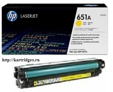 Картридж Hewlett-Packard (HP) CE342A №651A