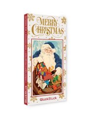 Швейцарский шоколад молочный Merry Christmas со стерео-варио эффектом GluckStuck  90гр.