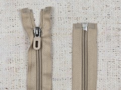 Молния спираль, Т7, L 77 см, кофейный