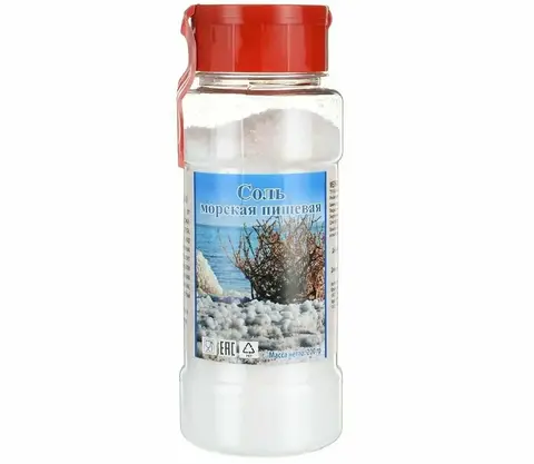 Соль пищевая Мелкая (туба) 