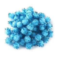 Помпоны для творчества глиттерные, ш. 1,5 см