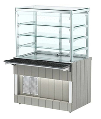 Витрина холодильная REFETTORIO Kids RSK13CS, стеклопакет