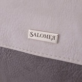 Сумка Саломея 398 мульти итальянский серо-черный