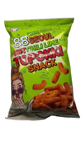 Снек хрустящие топокки со вкусом лайма и острого чили, 100 г