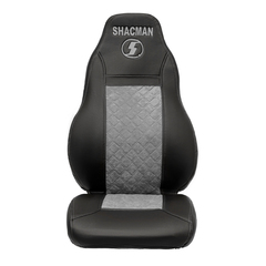 Чехлы Shacman F-3000 (экокожа, черный, серая вставка)