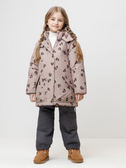 куртка  для девочки  ВК 38120/н/2 ГР
