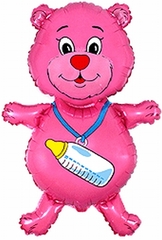 F Фигура, Медвежонок девочка (фуксия), 32