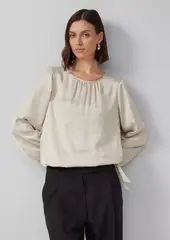 Атласная блузка Black Label