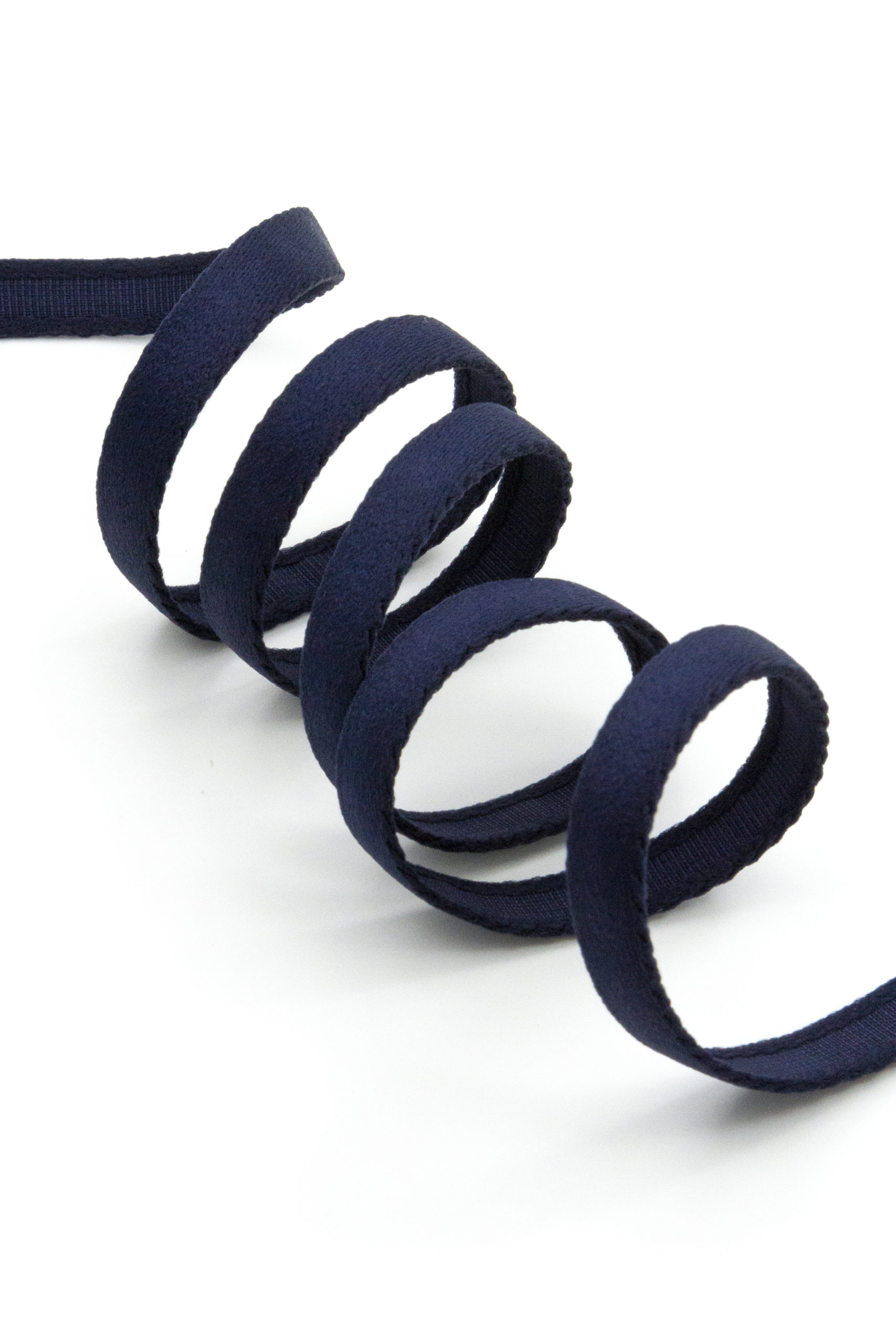 Туннельная лента тёмно-синяя бесшовная ширина 10 мм