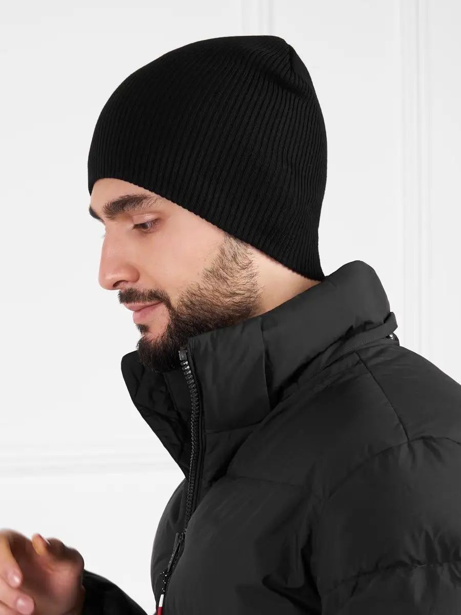 Шапка бини весна вязаная