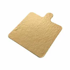 Подложка для пирожного с держателем 7,5х7,5 см  1 шт