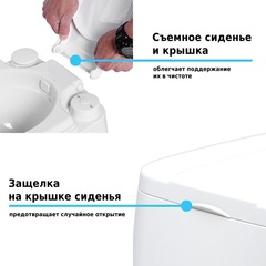 Биотуалет туристический Lupmex 79123 (22 л., без индикатора)