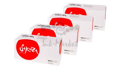 Комплект принт-картриджей (комплект блока формирования изображения) Sakura 108R01121 для XEROX, черный, голубой, пурпурный, желтый, 60000 к.