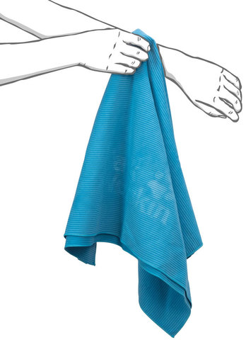 Картинка полотенце Jack Wolfskin Great Barrier Towel M turquoise - 2