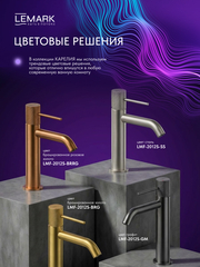 Смеситель для умывальника Lemark LMF-2012S-GM 