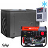 Бензиновый генератор в зимнем кожухе с блоком АВР Fubag BS 6600 DA ES/1200SCW RAL 7024 — фото 1