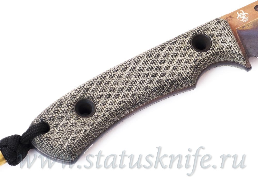 Нож TRC Knives K-1s Elmax Virus Edition black micarta