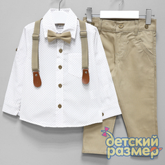 Костюм (подтяжки, бабочка)
