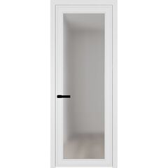 Алюминиевая дверь 1AGP вайт остеклённая