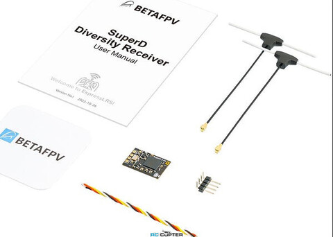 Приёмник BetaFPV SuperD ELRS diversity 2.4 GHz