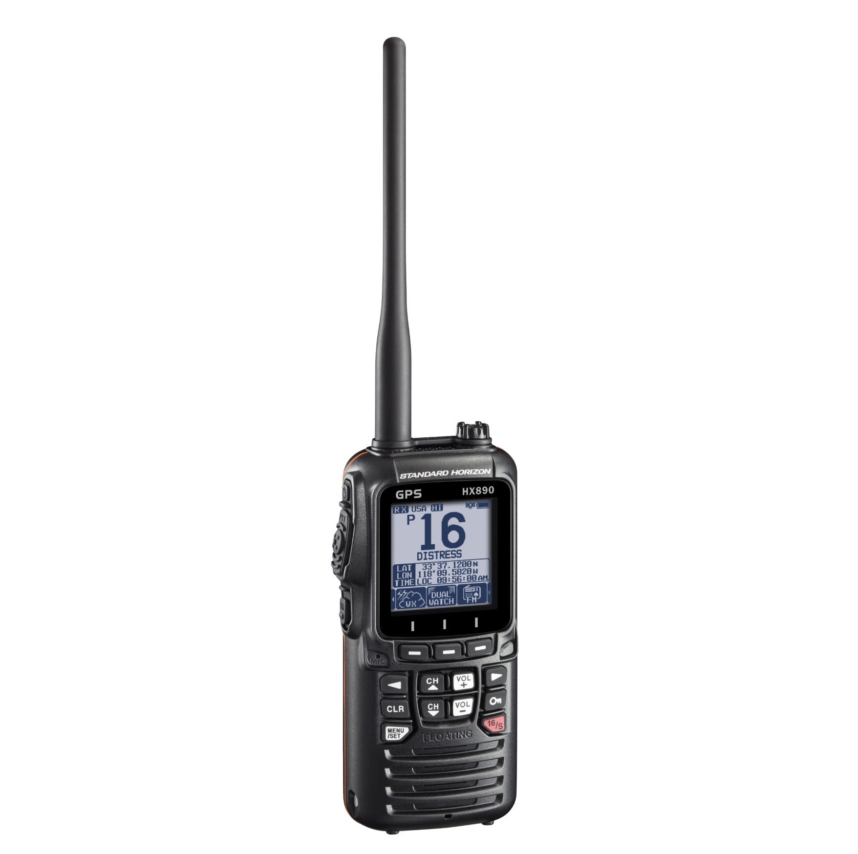 HX890E Floating DSC Handheld VHF Radio