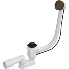 A55ANTIC Сифон для ванны автомат-комплект, бронза-антик