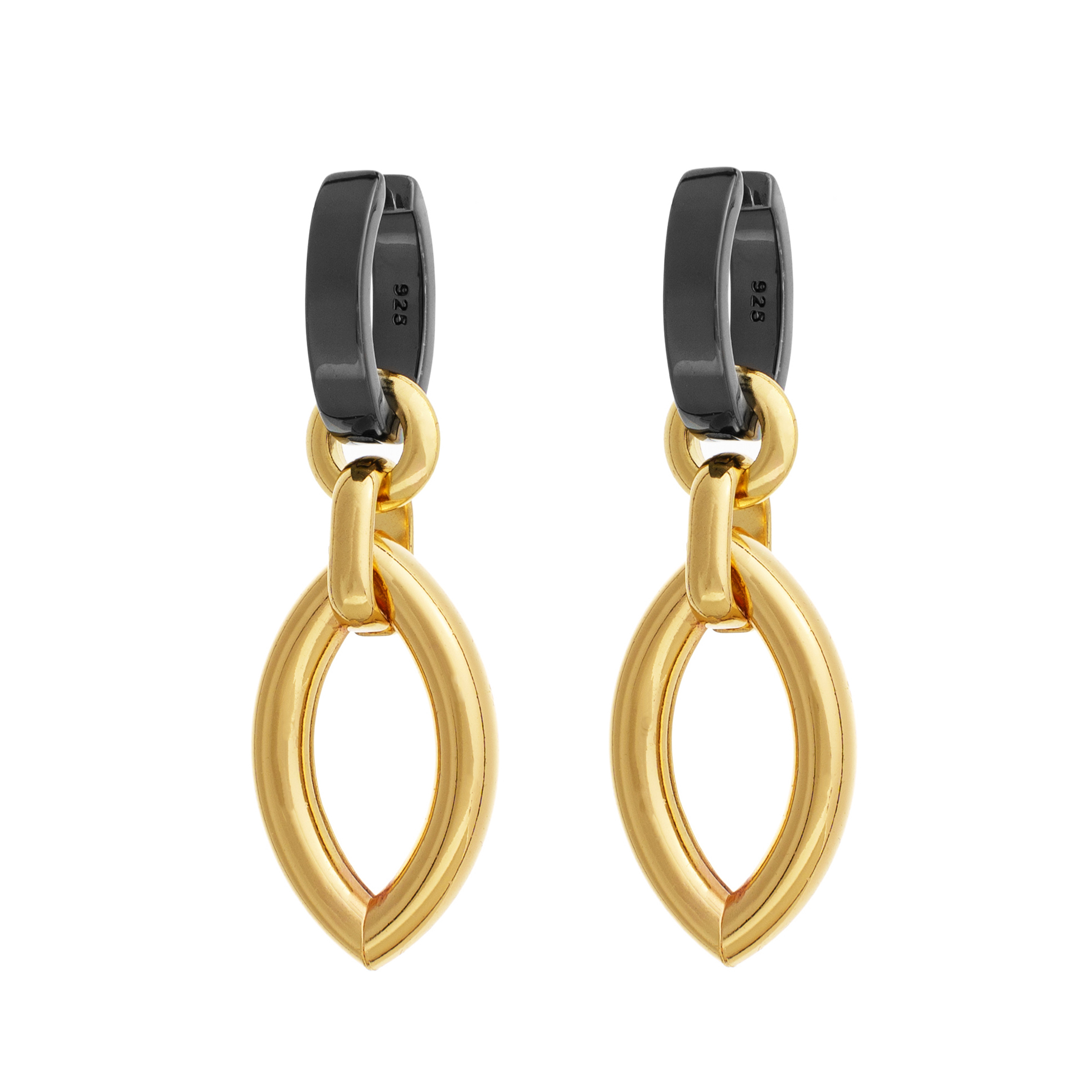 

Серьги Confidence Black And Gold Earrings
