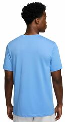 Футболка теннисная Nike Court Dri-Fit Printed T-Shirt - university blue