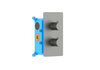 Aquatek AQ1392BGM AQ1392BGM ЕВРОПА термостатический смеситель для ванны 2 режима (внешняя и скрытая часть), шлиф. черный хром