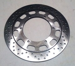 Диск тормозной задний на Yamaha XVS V-STAR1300 2007-2009 г.в., серебристый