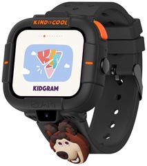 Смарт-часы Elari KidPhone Маша и Медведь черный