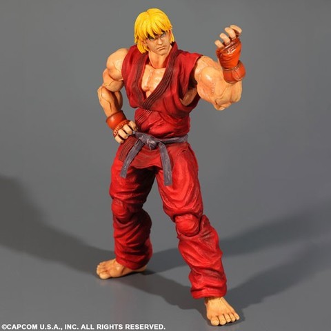 Super Street Fighter IV Play Arts Kai Figure - Ken