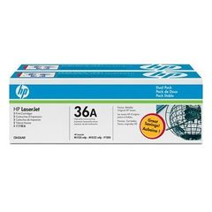 Картридж HP CB436AF / CB436AD двойная упаковка картриджей для принтеров Hewlett Packard LaserJet P1505 P1505n M1120 M1120n M1522n M1522n (Ресурс 2х2000 стр.)