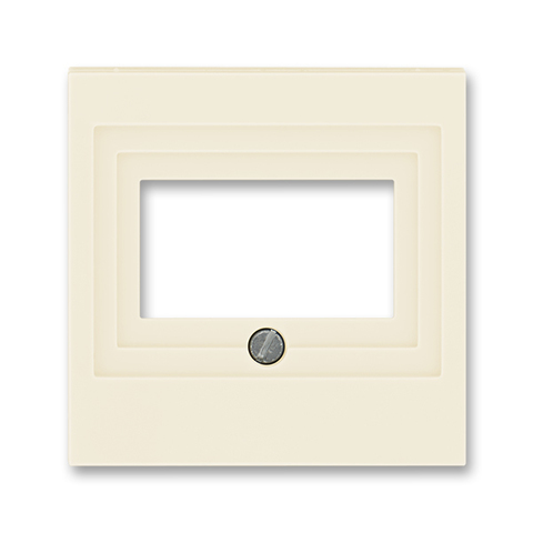 Лицевая панель для розеток USB / HDMI / VGA. Цвет Слоновая кость. ABB. Levit(Левит). 2CHH290040A4017