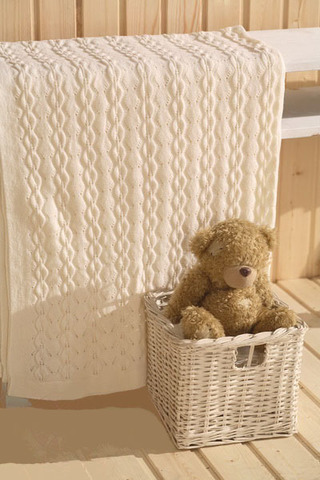 Плед детский 75х100 Luxberry Imperio 77 белый