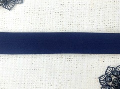 Резинка бельевая (окантовочная) матовая, ш. 2,5 см, тёмно-синий
