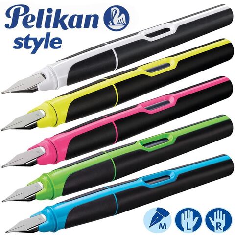 Ручка перьевая Pelikan Office Style P57 Black/White, перо (M)  (903054)